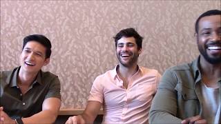 Shadowhunters  Matthew Daddario Harry Shum Jr Isaiah Mustafa Interview SDCC 2017 [upl. by Liu]