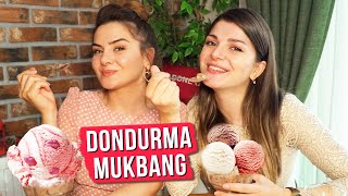 YENİ ANA YENİ TEYZE DONDURMA MUKBANG [upl. by Annaeirb]