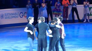 European Championships 2016 Bratislava Gala Exhibition ending all skaters [upl. by Deerc]