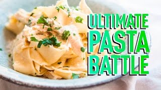 THE ULTIMATE PASTA BATTLE  Sorted Food [upl. by Arymahs737]