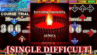 【DDR A20 PLUS】 Jucunda Memoria SINGLE DIFFICULT 譜面確認＋クラップ [upl. by Stortz]