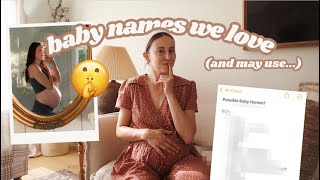 sharing the names on our BABY LIST 🙈  Old Fashioned Unique Baby Names We Love amp May Use [upl. by Noevart917]