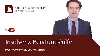 Beratungshilfe für die Regel und Privatinsolvenz║KRAUS Anwaltskanzlei [upl. by Asset]