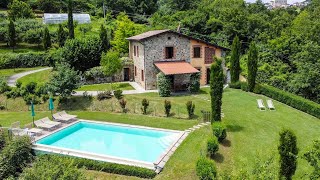 VINCA  Tuscan farmhouse with stunning views garden with orchard and swimming pool [upl. by Odeen229]