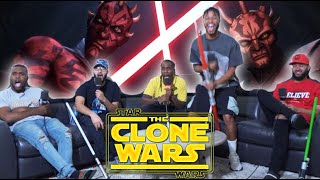 OBI WAN VS SAVAGE amp DARTH MAUL Star Wars The Clone Wars Ep 501502 Reaction [upl. by Havens]