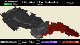 Liberation of Czechoslovakia Every Day WW2 [upl. by Burk198]