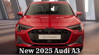 New 2025 Audi A3 Redesign Interior Features and Performance [upl. by Buseck]