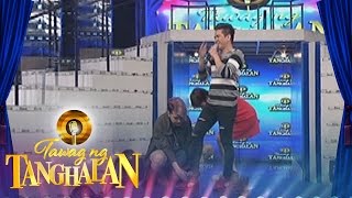 Tawag Ng Tanghalan Jhong gives away his shoes [upl. by Ahgiela669]