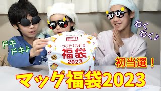 【マクドナルド福袋2023】初当選！！中身を知らずに開けたら、喜ぶ？がっかり？ドキドキわくわく開封♪ [upl. by Llednew]