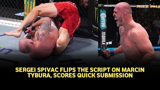 UFC Vegas 95 UFC commentators reaction as Serghei Spivac destroys Marcin Tybura is lightning fast [upl. by Drescher405]