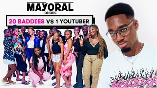 20 WOMEN VS 1 YOUTUBER  DAMNITSMANUEL [upl. by Amorita]