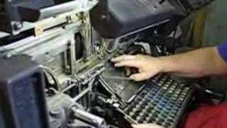 Linotype Machine [upl. by Rednal231]