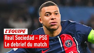 Real Sociedad 12 PSG  Le débrief de la qualification du PSG en quart de la Ligue des champions [upl. by Agueda358]