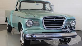 Studebaker Champ PickUp 1963  VIDEO  wwwERclassicscom [upl. by Kunin732]