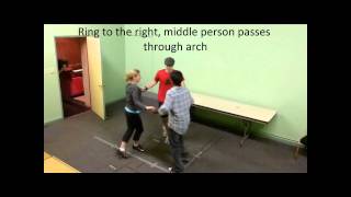 How to Ceili Irish Dance  Galway Reel 3 Hand [upl. by Nosle]