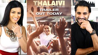 THALAIVI Official Trailer REACTION  Kangana Ranaut  Arvind Swamy  Vijay [upl. by Nolat]