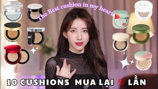 BẠN NHẤT ĐỊNH TÌM RA CUSHION CHÂN ÁI KHI XEM HẾT VIDEO NÀY 10 cushion mình mua đi mua lại 100 lần [upl. by Synn69]