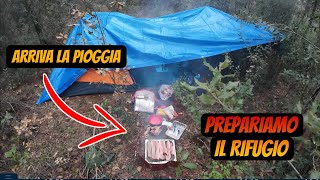 PREPARIAMO IL RIFUGIO ANTI PIOGGIA😱 [upl. by Ignace]