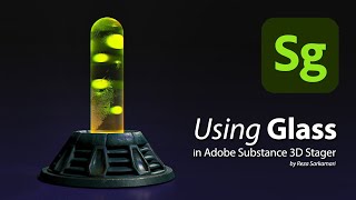 Using Glass in Adobe Substance 3D Stager [upl. by Aisatsanna]