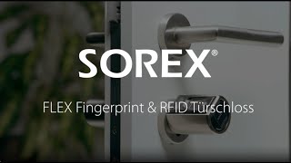 SOREX FLEX Fingerprint Zylinder [upl. by Nonnaer]