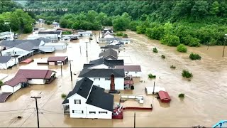 Catastrophic flooding in Eastern Kentucky leaves at least 16 dead  ABC7 [upl. by Elsa571]