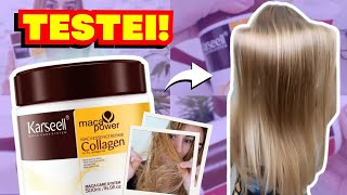 KARSEELL COLLAGEN Resenha Brasil Funciona Como se usa Máscara Maca Power Hair Minha experiência [upl. by Droffilc783]