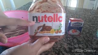 Como fazer a Nutella render e continuar com o msm gostinho de Nutella 😋 [upl. by Adnih]