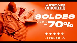 SOLDES jusquà 70 sur La Boutique Officielle 🔥 [upl. by Huber]