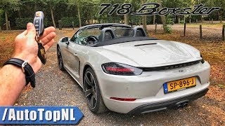 Porsche 718 Boxster REVIEW POV Test Drive by AutoTopNL [upl. by Acimat]