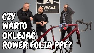 Jak zabezpieczyć ROWER przed uszkodzeniami  Czy warto oklejać rower folią PPF [upl. by Enilorak]