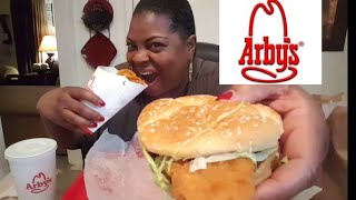 Arbys Nashville Hot Fish Sandwich amp Oreo BitesThanks Tyler Ramey♡Mukbang [upl. by Shelton]