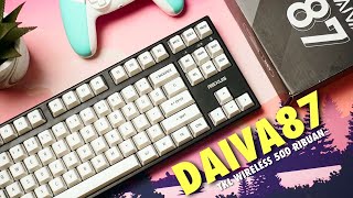 EMANG BOLEH KEYBOARD TKL WIRELESS SOUTHFACING HOTSWAP SEMURAH INI   Rexus Daiva D87 [upl. by Llerdna637]