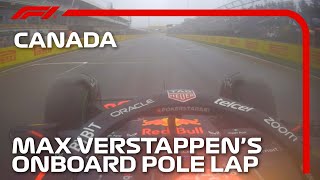 Max Verstappens Pole Lap  2023 Canadian Grand Prix  Pirelli [upl. by Taber]