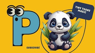 P is for Playful Panda  Letter P Song for Kids  Phonics Song for Kids TinyToonsMagic [upl. by Powers123]