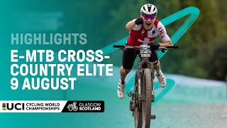 EMTB Crosscountry Elite Highlights  2023 UCI Cycling World Championships [upl. by Surad]