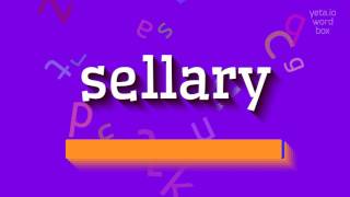 SELLARY  HOW TO SAY SELLARY sellary [upl. by Nosilla124]