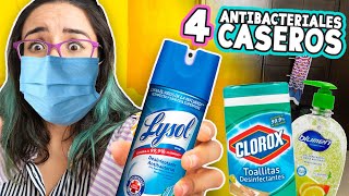 CÓMO HACER GEL ANTIBACTERIAL DESINFECTANTE con 2 INGREDIENTES 🧴🦠 ¡SÍ FUNCIONA ✄ Craftingeek [upl. by Virgil709]