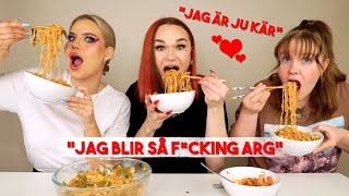 NUDELWOK  Mukbang ft Felicia och Bea [upl. by Jenkel272]