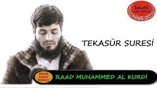 Tekasür Suresi  Raad Mohammad al Kurdi  رعد محمد الكوردي  Raad al Kurdi [upl. by Goldstein]