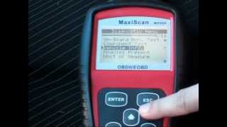 Peugeot 307 OBDII scan with Maxiscan MS509 [upl. by Tnelc278]