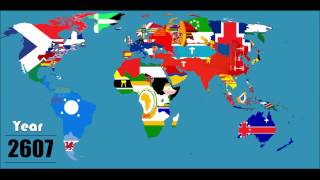 Future of the Earth Flag Timeline 20163800 EVERY YEAR [upl. by Roseline]