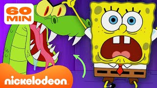 Bob léponge  60 MINUTES de monstres marins les plus étranges de Bob léponge😱  Nickelodeon France [upl. by Sterner]