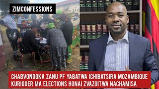 Chabvondoka Zanu PF Yabatwa Ichibatsira Mozambique KuRigger Ma Elections Honai Zvazoitwa NaChamisa [upl. by Gorlin]