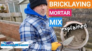 Bricklaying Mortar Mix Explained [upl. by Andi]