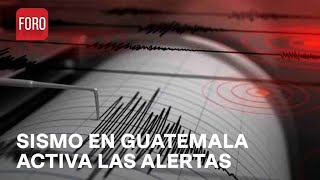 Se registró un sismo magnitud 48 en San Pedro Ayampuc Guatemala  Hora 21 [upl. by Aeslahc]