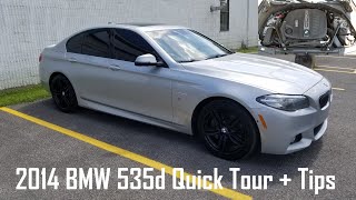 2014 BMW 535d quick tour  tips [upl. by Hermie102]