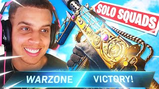 My First EVER SOLO SQUADS Win in Warzone🤯 [upl. by Irrek]