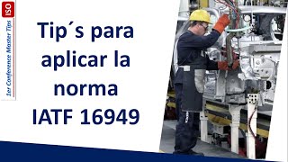 🚗 ¿Cómo implementar un sistema con la norma IATF 16949 [upl. by Noruq]