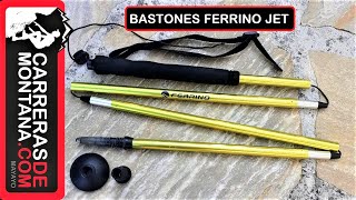 Bastones Ferrino jet Una apuesta superventas para trail y montaña Ligero compacto y accesible [upl. by Buroker80]