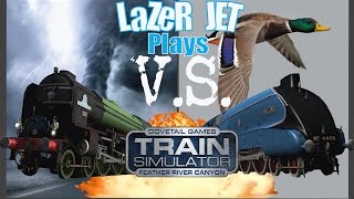 LaZeR JET Plays Train Simulator 2017  Tornado VS Mallard [upl. by Yrtneg262]